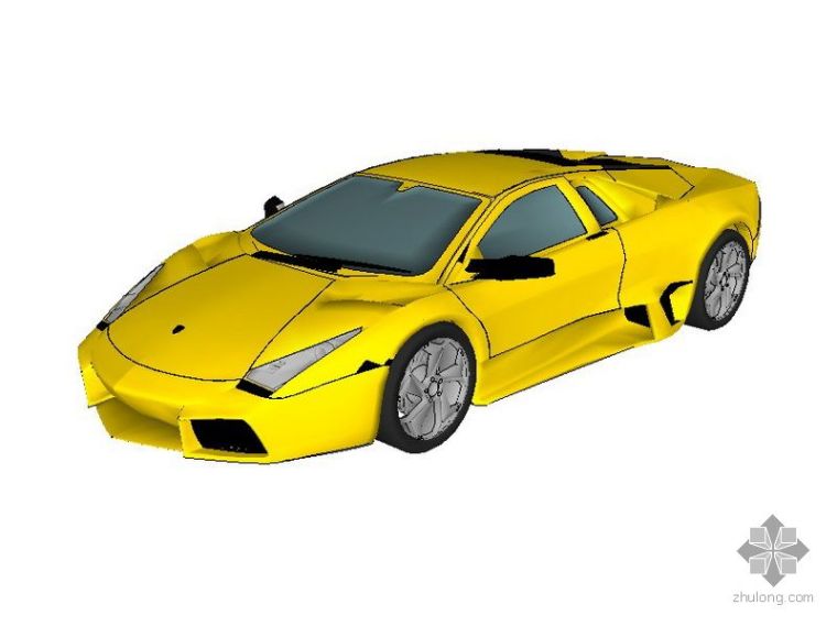 星辉玩具汽车模型展厅资料下载-兰博基尼跑车模型
