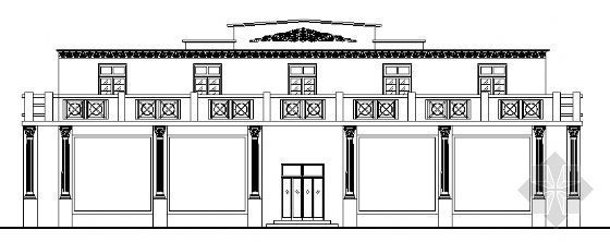 一层售楼中心资料下载-某二层售楼中心建筑设计方案图