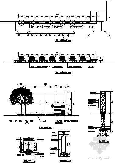 北入口围墙节点详图-4