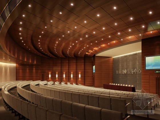会议室3d效果图资料下载-大型会议室3d模型下载