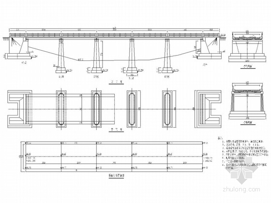 垫石钢筋构造图资料下载-5-10m钢筋混凝土板桥全套施工图（23张）