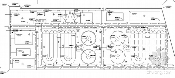卡鲁赛尔氧化沟图纸资料下载-某城市污水处理厂全套设计图（卡鲁赛尔氧化沟工艺）