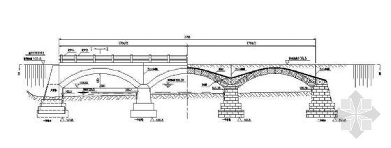 景观拱桥全套图纸资料下载-石拱桥全套施工图纸