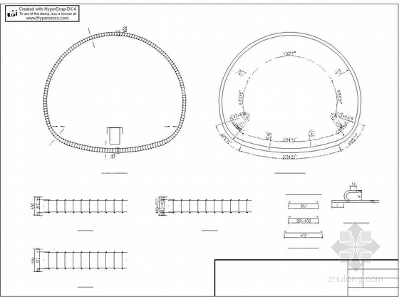 斜切式洞门CAD图资料下载-斜切式洞门隧道施工图（109张）