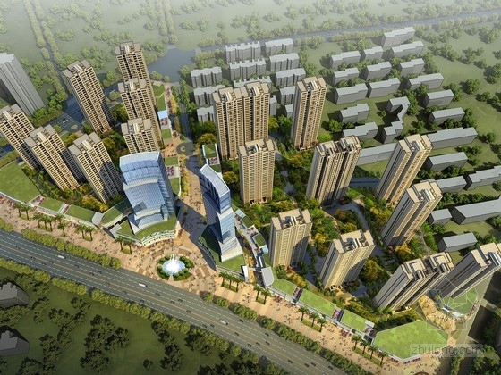 可持续住宅建筑设计资料下载-[江苏]可持续发展住宅区及单体设计方案文本（知名事务所）