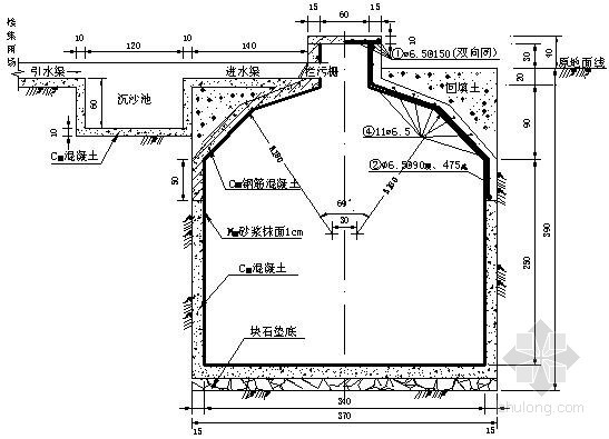 盖板配筋大样图资料下载-水窖设计大样图