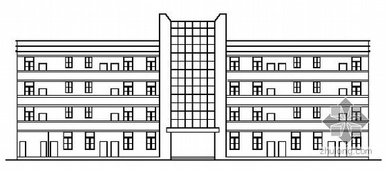 纺织厂建筑图纸资料下载-南平市某纺织厂四层办公楼建筑结构施工图
