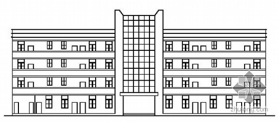 纺织建筑资料下载-南平市某纺织厂四层办公楼建筑结构施工图