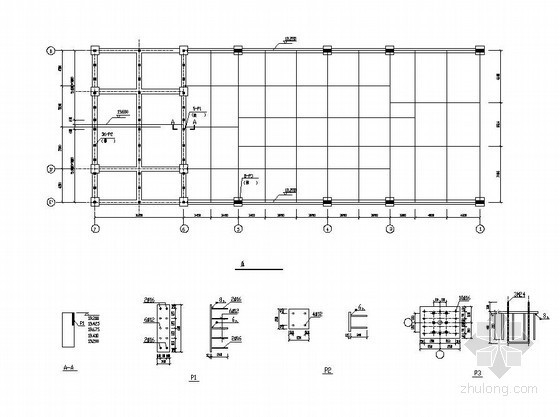 贵州钢结构屋盖资料下载-某钢结构屋盖结构设计图