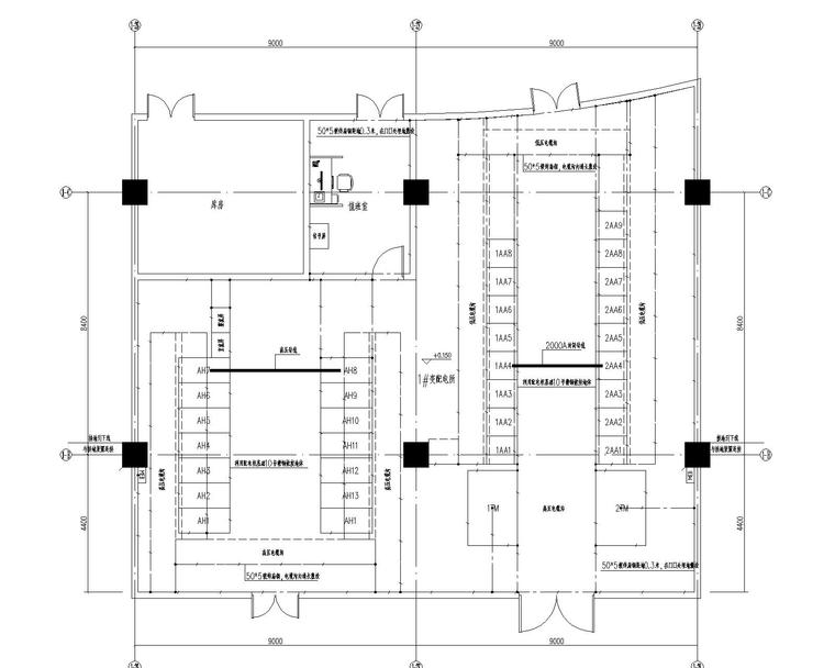 室内体育场电气图纸资料下载-[江苏]某奥体中心体育场强电图纸