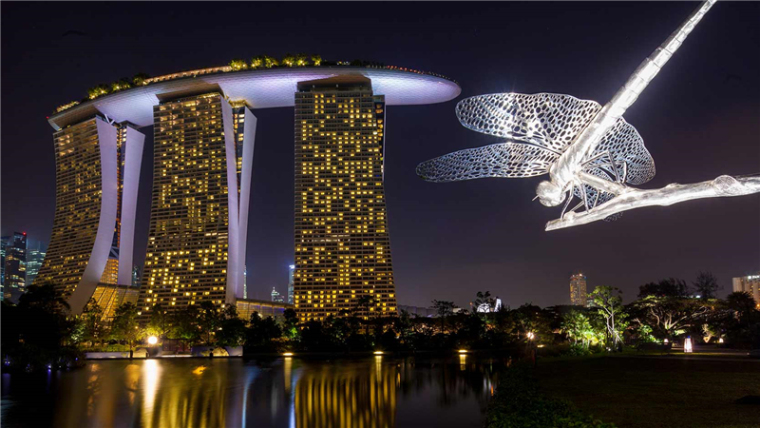 新加坡滨海湾花园照明规划赏析_3