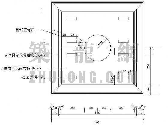 坐凳花池CAD资料下载-树池坐凳做法详图