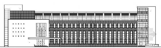 教学办公楼建筑CAD资料下载-某五层教学楼办公楼建筑施工图