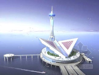 杭州悦虹湾景观资料下载-[PPT]杭州湾跨海大桥工程总体设计汇报（中交）
