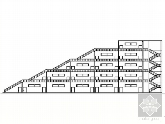 五层建筑施工资料下载-[重庆]某高校五层综合楼建筑施工套图