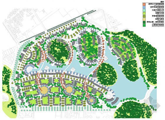 居住小区概念性规划设计资料下载-佛山居住区景观概念性规划设计
