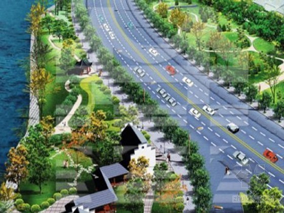 市政道路路基路面说明资料下载-2014年编制市政道路工程总体施工组织设计（含桥涵照明绿化交通）