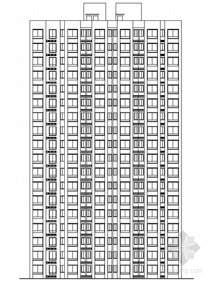 南阳住宅小区规划设计资料下载-[安徽]高层现代风格住宅区规划设计施工图（含20栋楼图纸）