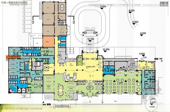 会所室内设计方案图资料下载-[河北]高端中式高尔夫会所室内设计方案图