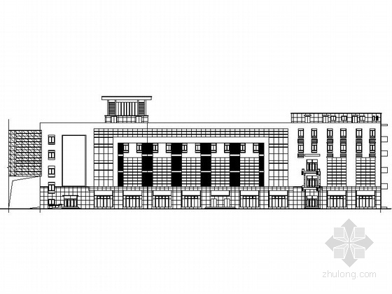 家具市场商业效果图资料下载-[江苏]5层现代风格装饰材料市场建筑设计施工图（含效果图）