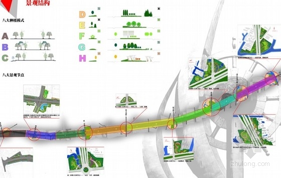 城市道路绿地规划资料下载-[张家港]城市道路景观环境整治规划设计方案