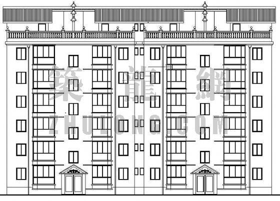 江西住宅楼建筑施工图资料下载-某住宅楼建筑施工图（全套）