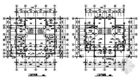 无锡长江国际花园某双拼别墅建筑施工图-3