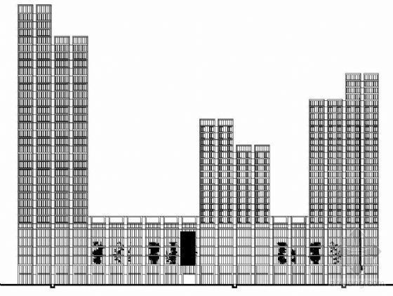 商业中心建筑设计图效果图资料下载-[宁波]某现代商业中心建筑设计施工图（含WORD说明及效果图）