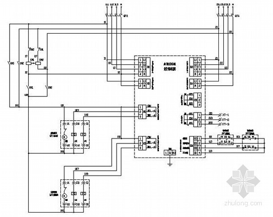 客房弱电控制图纸资料下载-某化工厂机电控制原理图纸