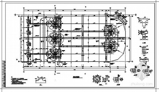 某大型氧化沟结构设计图- 
