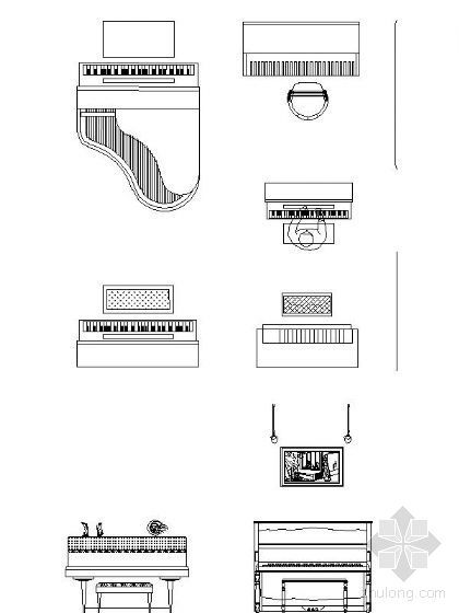 室外躺椅CAD图库资料下载-经典CAD图库