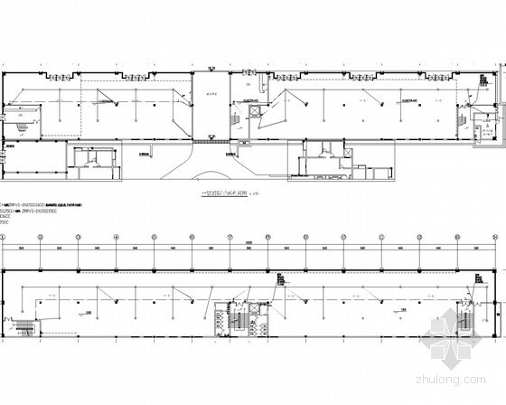 [四川]二类高层裙房建筑电气施工图9张-消防平面图 