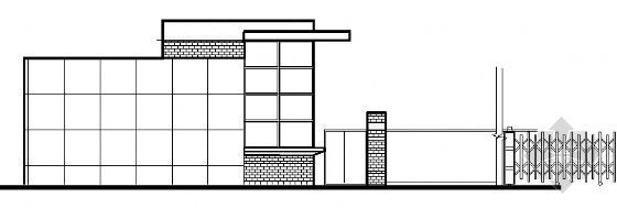餐厅建筑设计施工图资料下载-某门卫建筑设计施工图