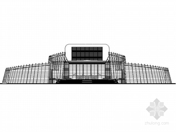 剧院建筑cad资料下载-[福建]现代风格省级千人坐席剧院建筑设计施工图