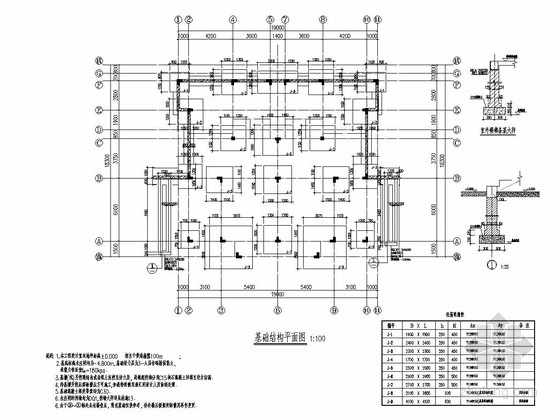 13层住宅结构施工图纸资料下载-[江苏]地上三层异形柱框架结构A型低层住宅结构施工图