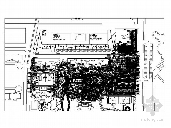 居住区景观规划cad总图资料下载-[山西]品质标杆居住区景观规划设计施工图