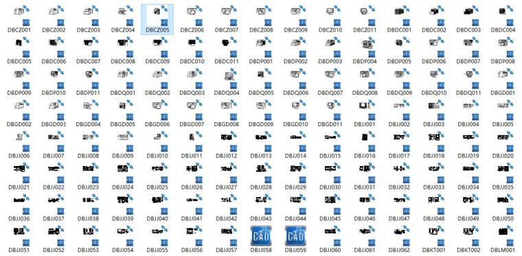 214套别墅室内装饰户型布局CAD设计图（附预算图集）-缩略图