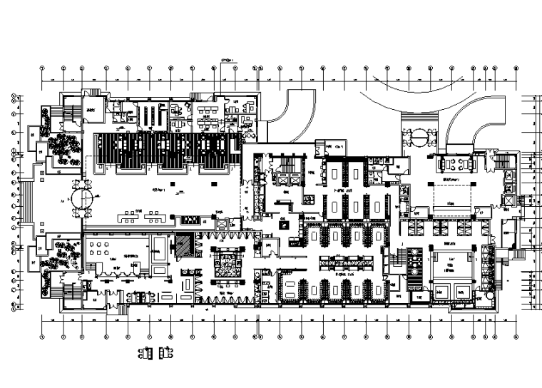 小区会所设计CAD效果图资料下载-[浙江]萧山胤隆会洗浴会所设计施工图（附效果图+物料表）