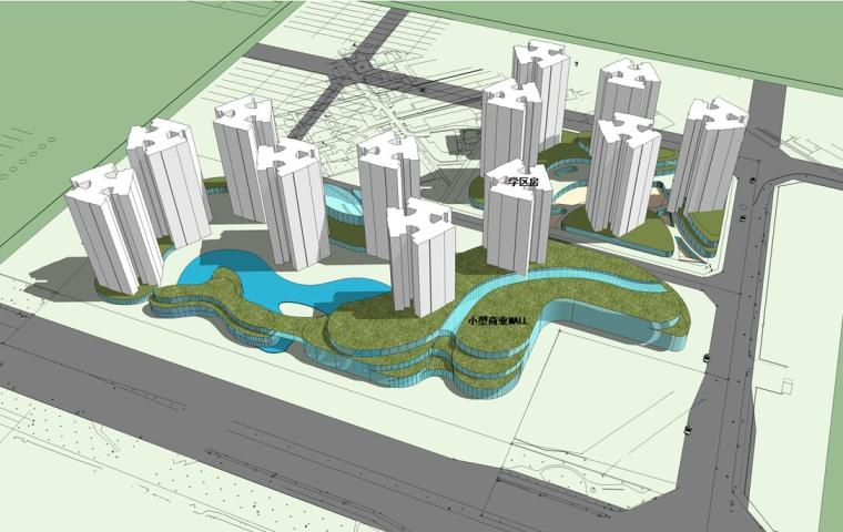 [四川]成都某兴光华-御领光华居住区建筑方案设计文本（包含PPT+82页）-鸟瞰图 1