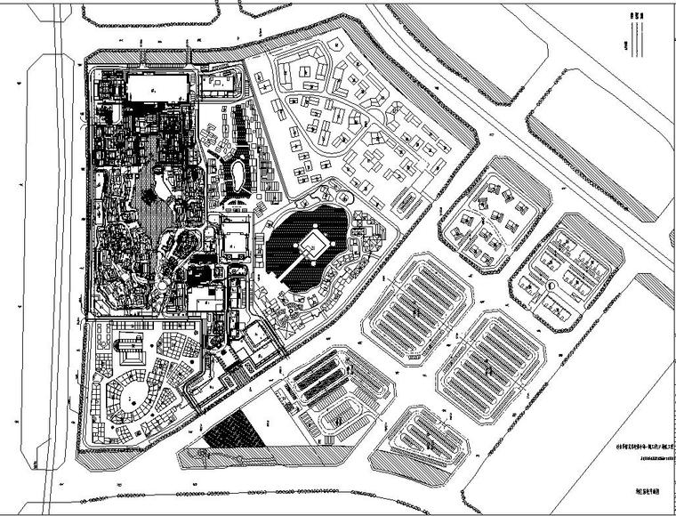 郑州市厂区新建工程电气全套图-场区强电平面图