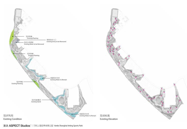 [上海]知名地产安亭体育公园景观最终概念设计（PDF+96页） -场地分析