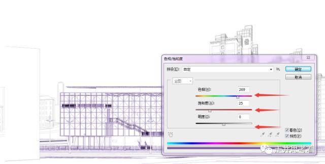 建筑设计表达系列：彩色线稿图的套路_13