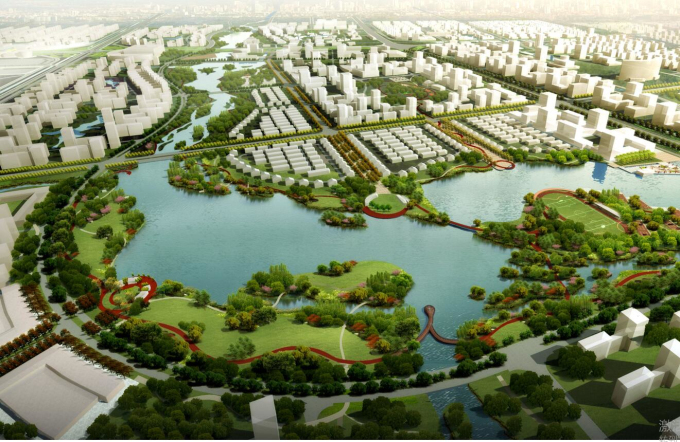 山东开发区核心区资料下载-[江苏]某市经济技术开发区核心区景观规划设计方案