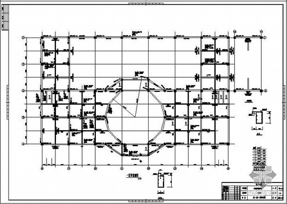 天津某客运站建筑结构图-4