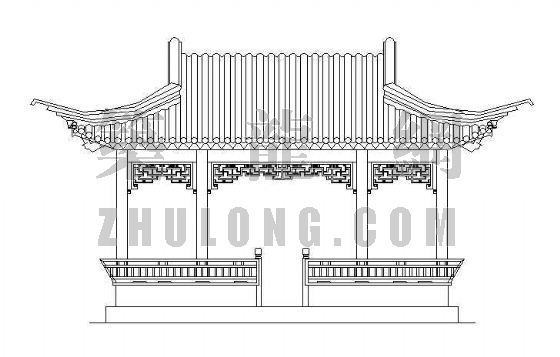 水榭长亭施工图资料下载-水榭施工图