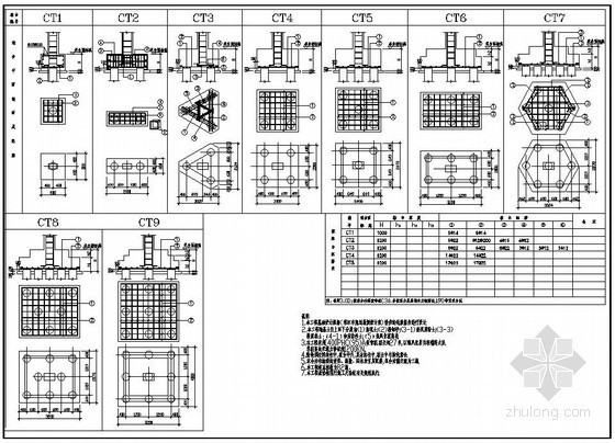 管桩与承台连接大样资料下载-某管桩基础大样及结构设计说明