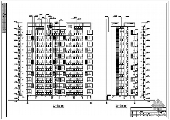 飘窗结构设计图资料下载-武汉某11层框架住宅楼建筑结构设计图