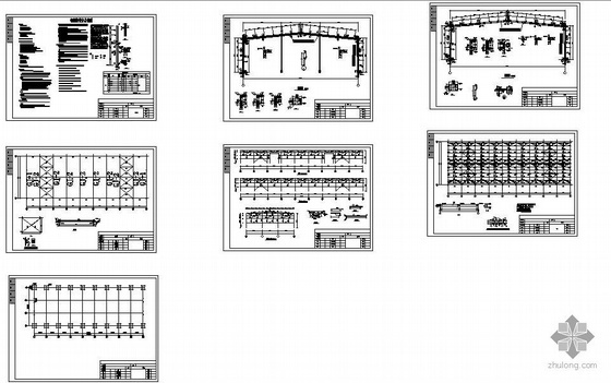 12跨轻钢厂房资料下载-某19米跨轻钢厂房结构设计图