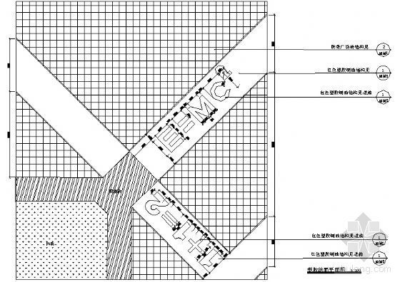 麻石地面铺装施工方案资料下载-塑胶地面铺装平面