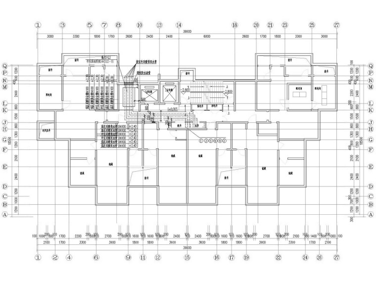 80平方米小区住宅设计资料下载-[山东]多栋高层住宅小区采暖通风及防排烟系统设计施工图
